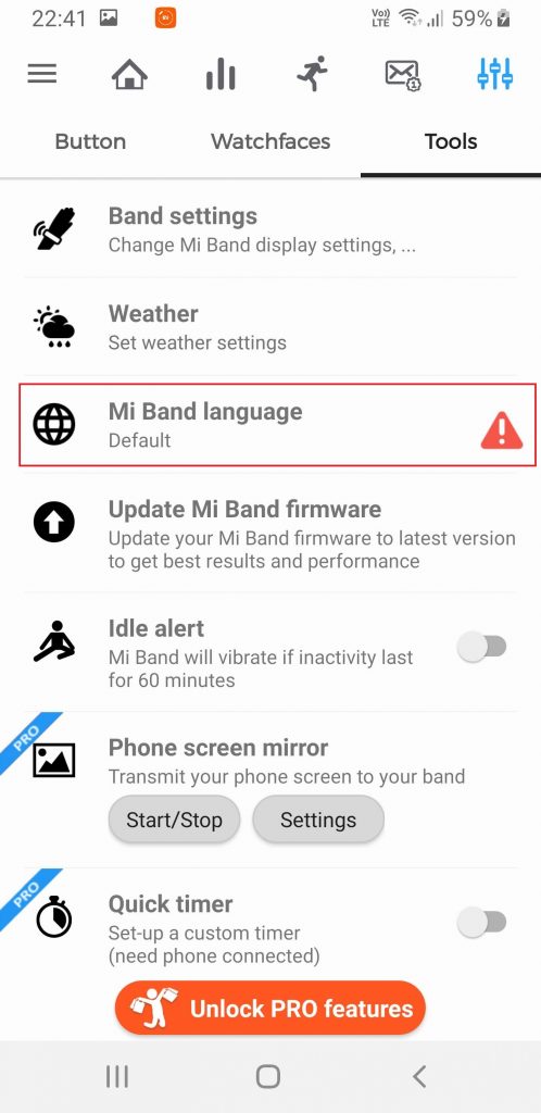 Xiaomi Mi Band 4 lietuvių kalbos nustatymas #12